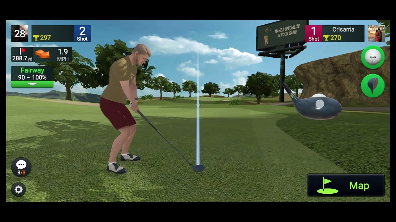 Watch Golf S02 Episode 29 In 3D With [Gaming World Again]