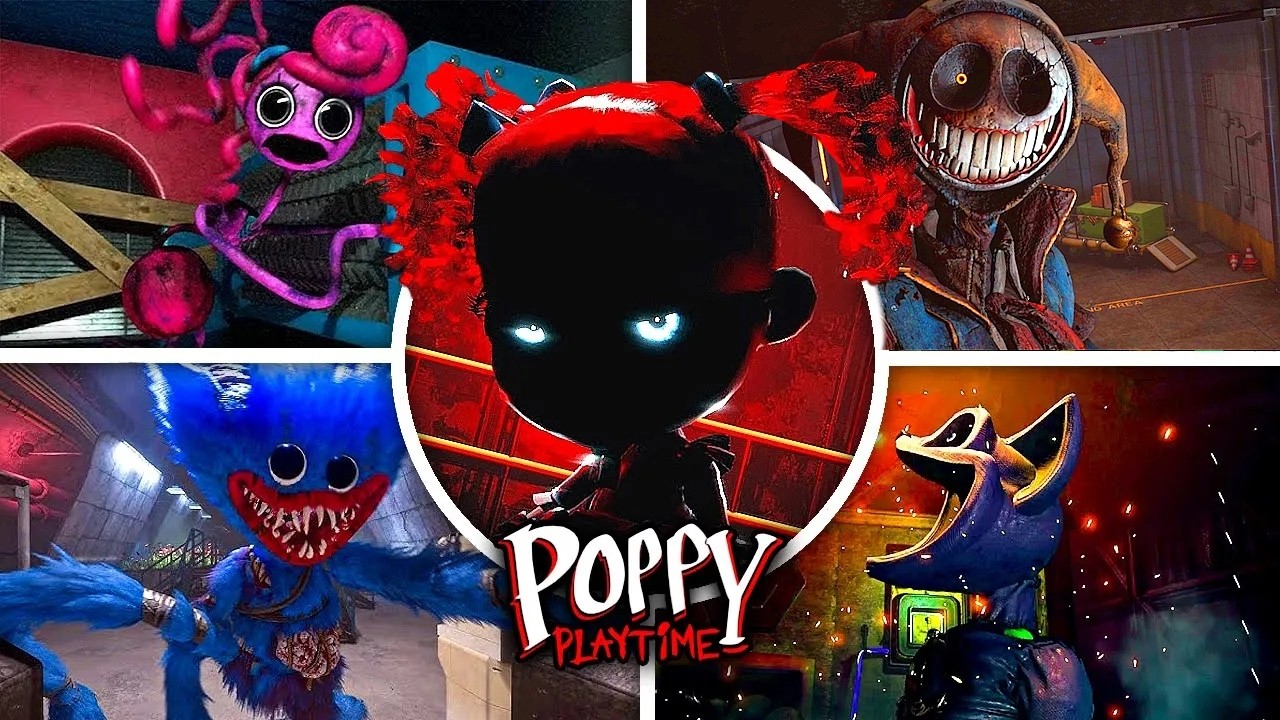 Poppy Playtime: Chapter 1-5 - ALL Endings Comparison (Showcase)
