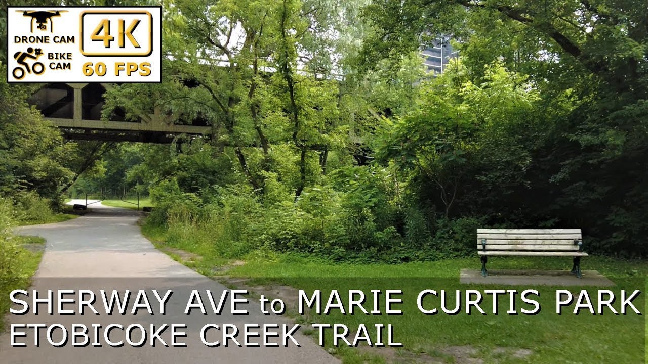 🚴&zwj;♂️ Scenic Ride on Etobicoke Creek Trail: Sherway Drive to Marie Curtis Park, Toronto, ON