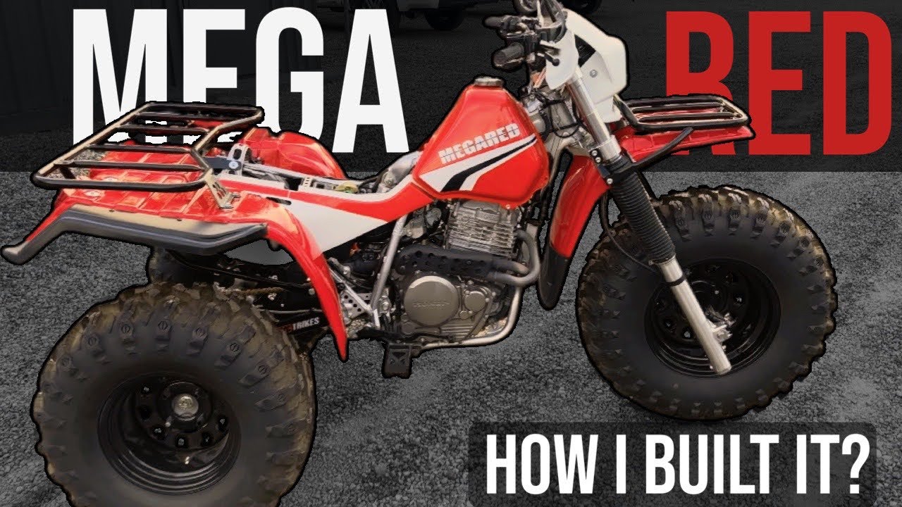 How I Built MEGA RED - XR650L THREE Wheeler