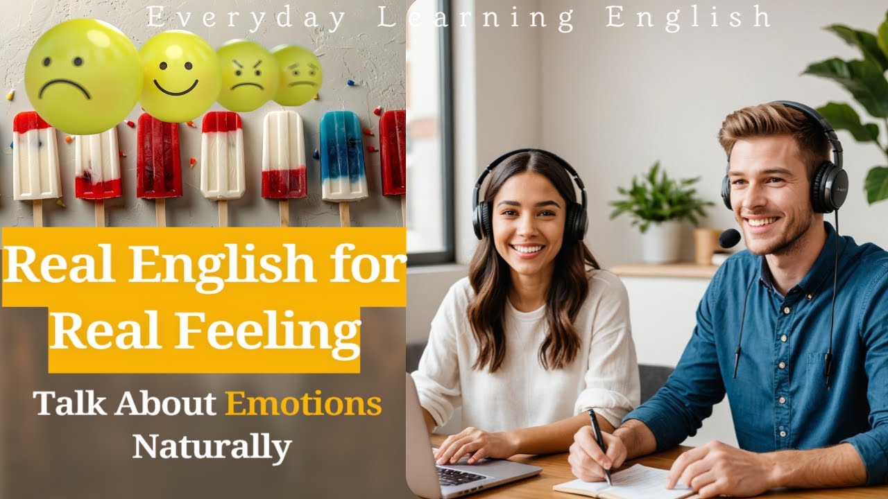 EP. 37 l Real English for Real Feelings – Talk About Emotions Naturally