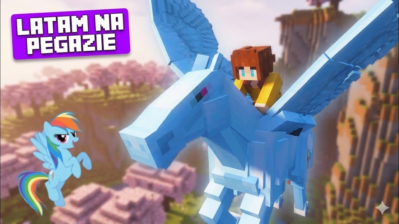 Ten MOD pozwala LATAĆ PEGAZEM w Minecraft… to jest SZALONE! 🪽🐎