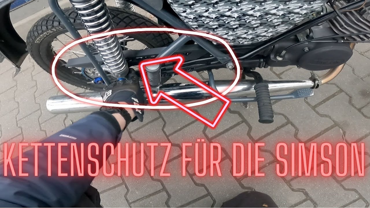 Simson S50 S51 Tuning | Kettenschutz für Offene Ketten ! 3D Druck
