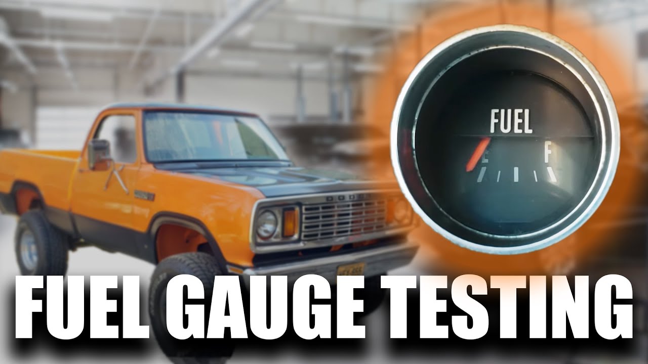 Vintage Fuel Gauge/Sending Unit Testing [Dodge Pickup]