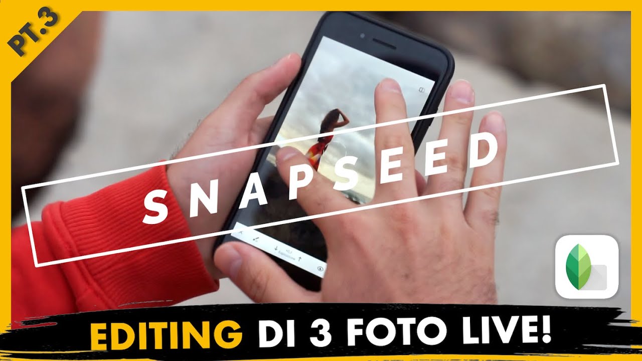 Snapseed: L'App per Modificare le tue Foto con iPhone PT.3 | Editing Live di 3 Scatti