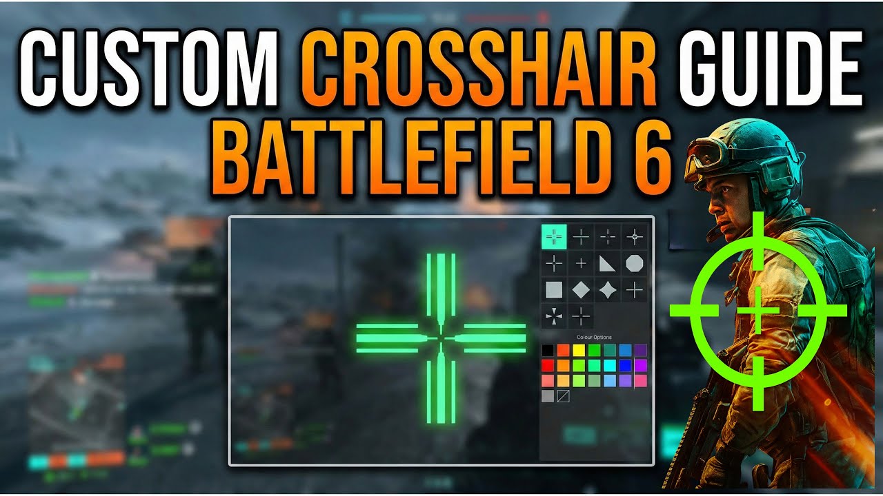 How to Create Custom Crosshair in Battlefield 6 (Crosshair Settings Guide)