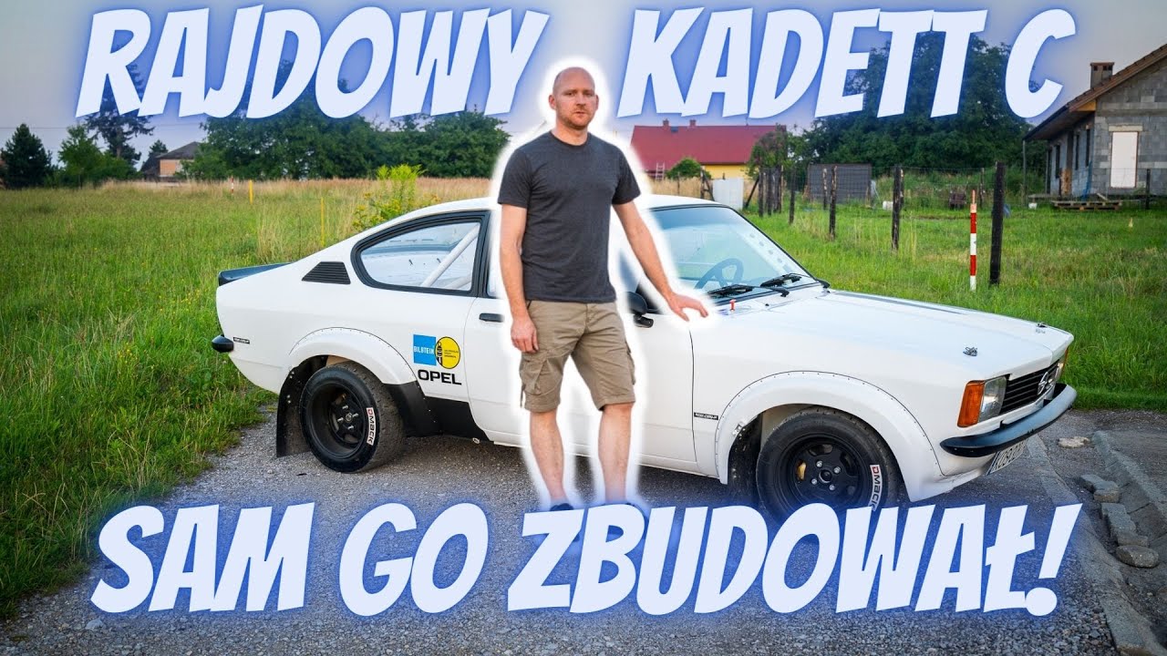 Budował go przez 6 lat! OPEL Kadett C Coupe w wersji rajdowej!