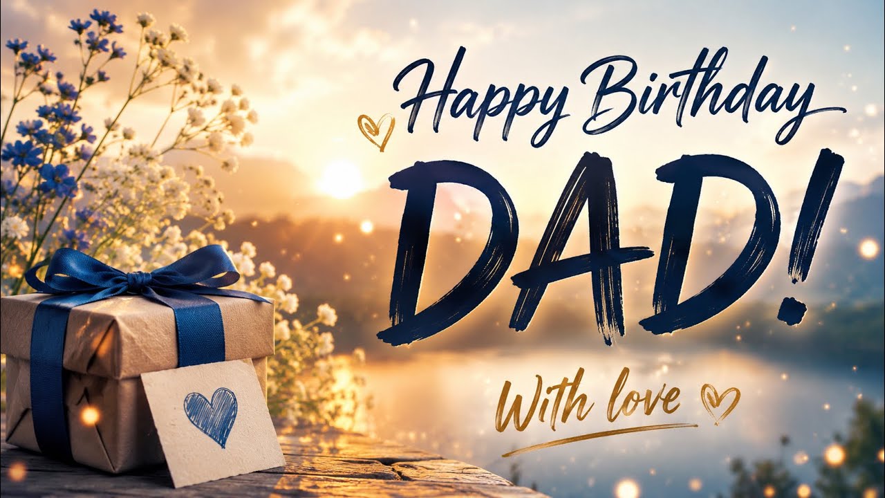 Happy Birthday Father/ DaD/Papa ❤️ | Heart Touching Birthday Wishes for Father | Birthday message