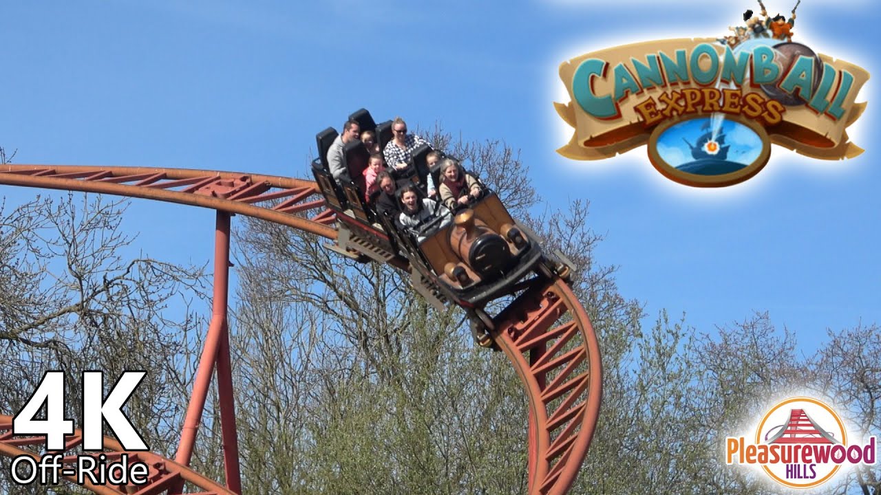 Cannonball Express - 4K Off-Ride - Pleasurewood Hills - Schwarzkopf Jet Star / Jumbo V - POV