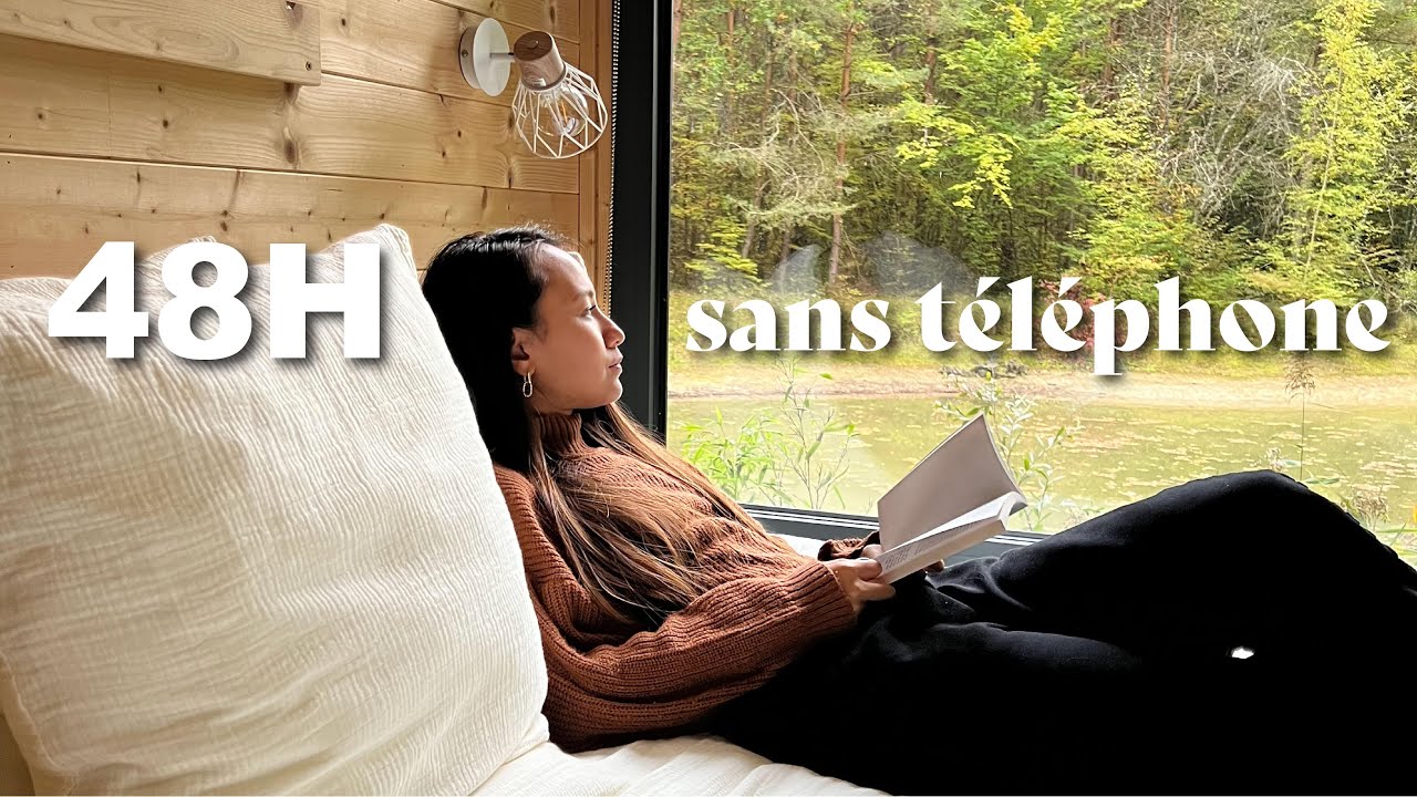 48h dans la forêt pour se déconnecter des réseaux | slow life ✨