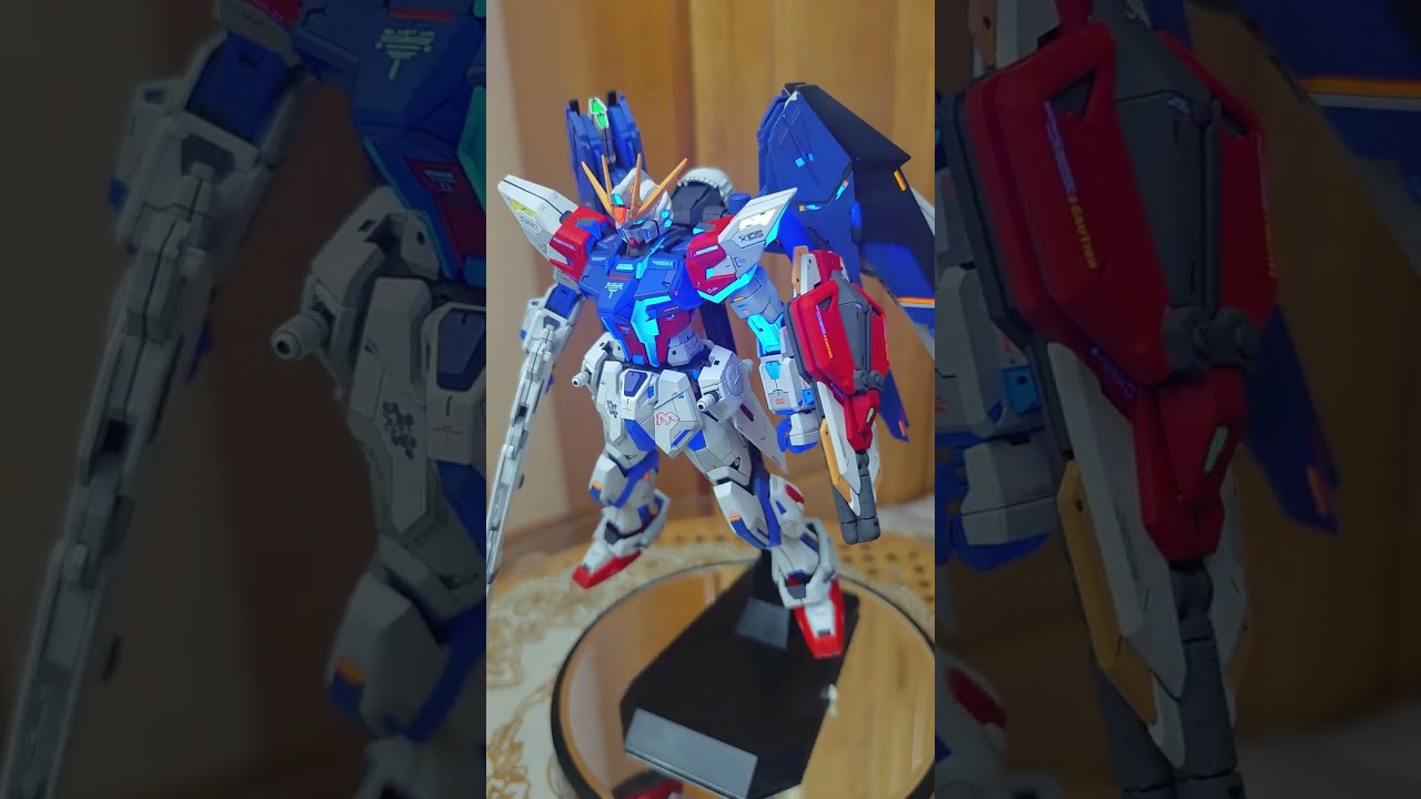 Gundam GN Build Strike Freedom #gundam #gunpla #gunplacustom #gunplabuilder #shorts #gundamseed