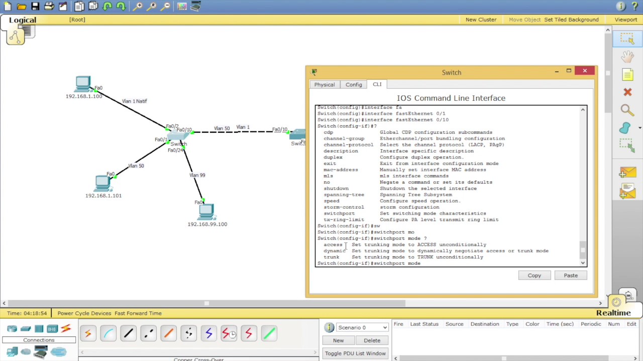 Tuto Cisco Packet Tracer FR - TRUNK
