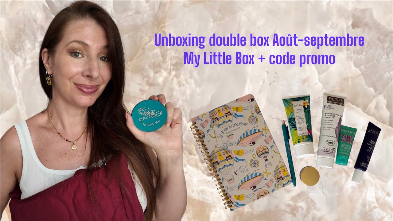 Unboxing My Little box août septembre: Baïja, Cattier, Nuxe, un sac banane, ... je valide !