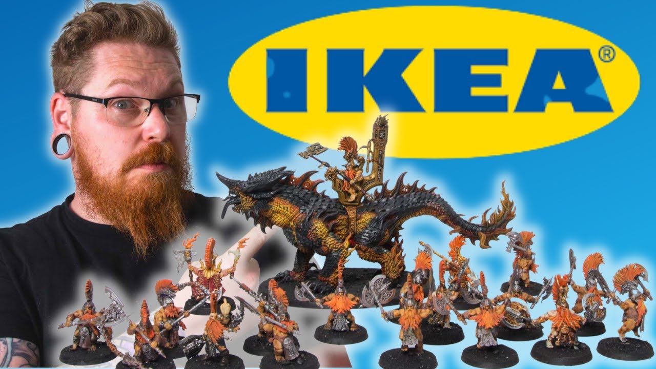 IKEA MADE ME PAINT WARHAMMER MINIS!!!