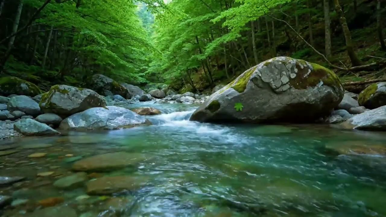 Forest River Sounds, Beautiful Birdsong, To Help You Fall Asleep Naturally