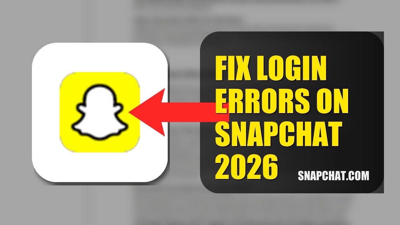 How To Fix Login Errors On Snapchat 2026 (UPDATED GUIDE)