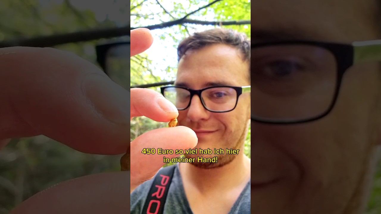 Goldnugget Rekord 2023! Dort habe ich es Gefunden. 😁🤫 #goldwaschen #outdoor #golddoktor