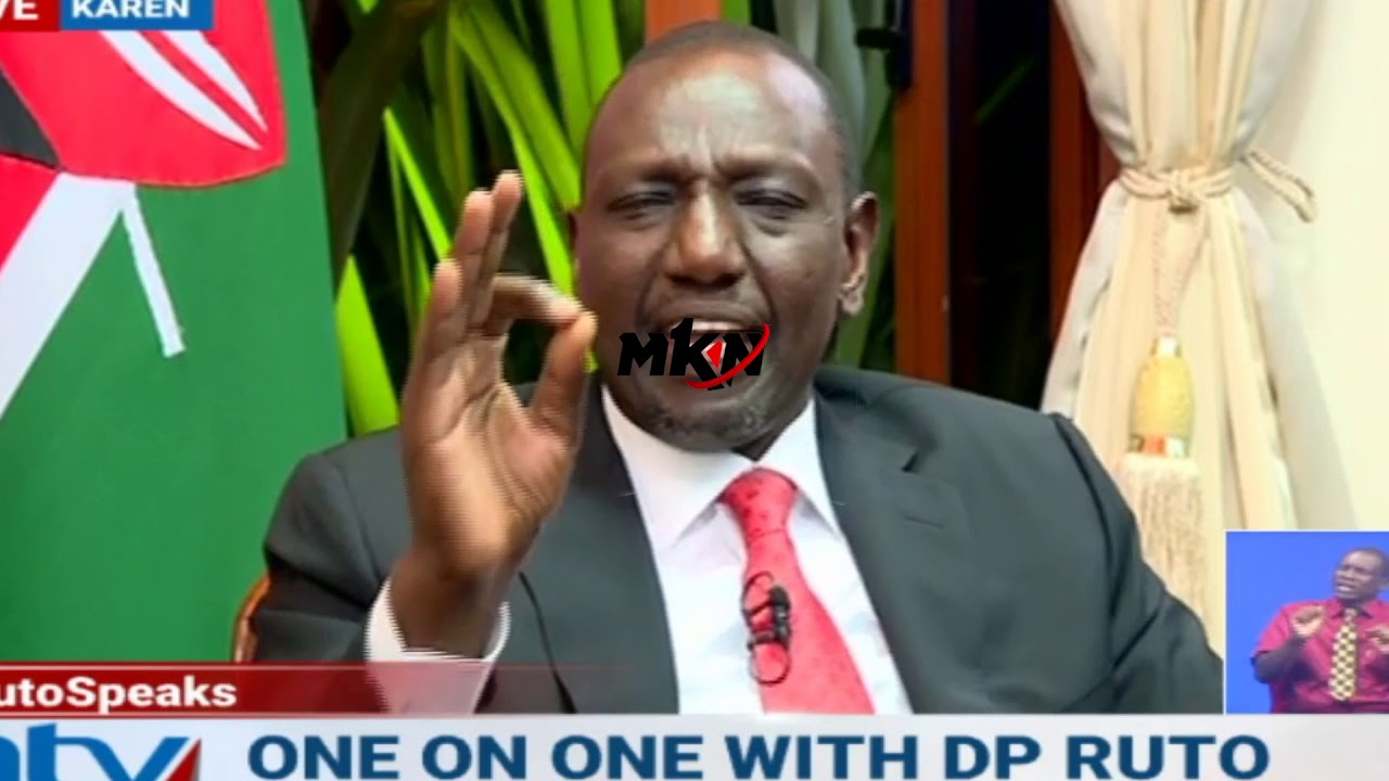 RUTO TO MURKOMEN AND SUSAN KIHIKA: 'CARRY YOUR OWN CROSS!COURTESY NTV!