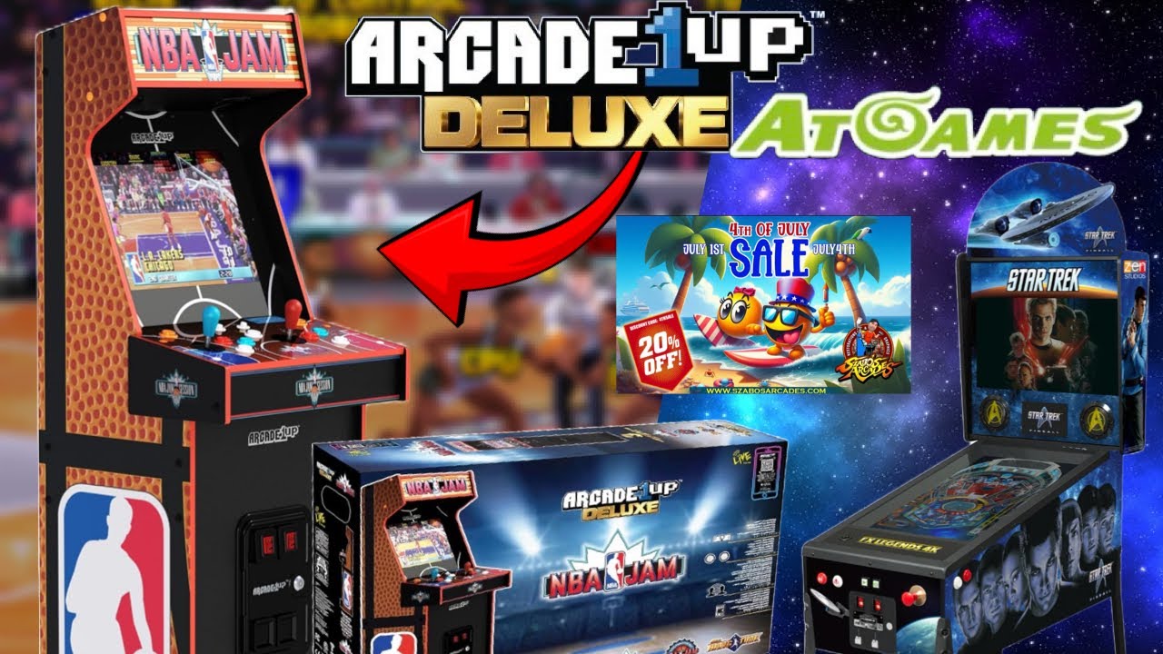 Arcade1up NBA Jam 2 Player Deluxe, скидка 20% от Szabo + решение ATGames