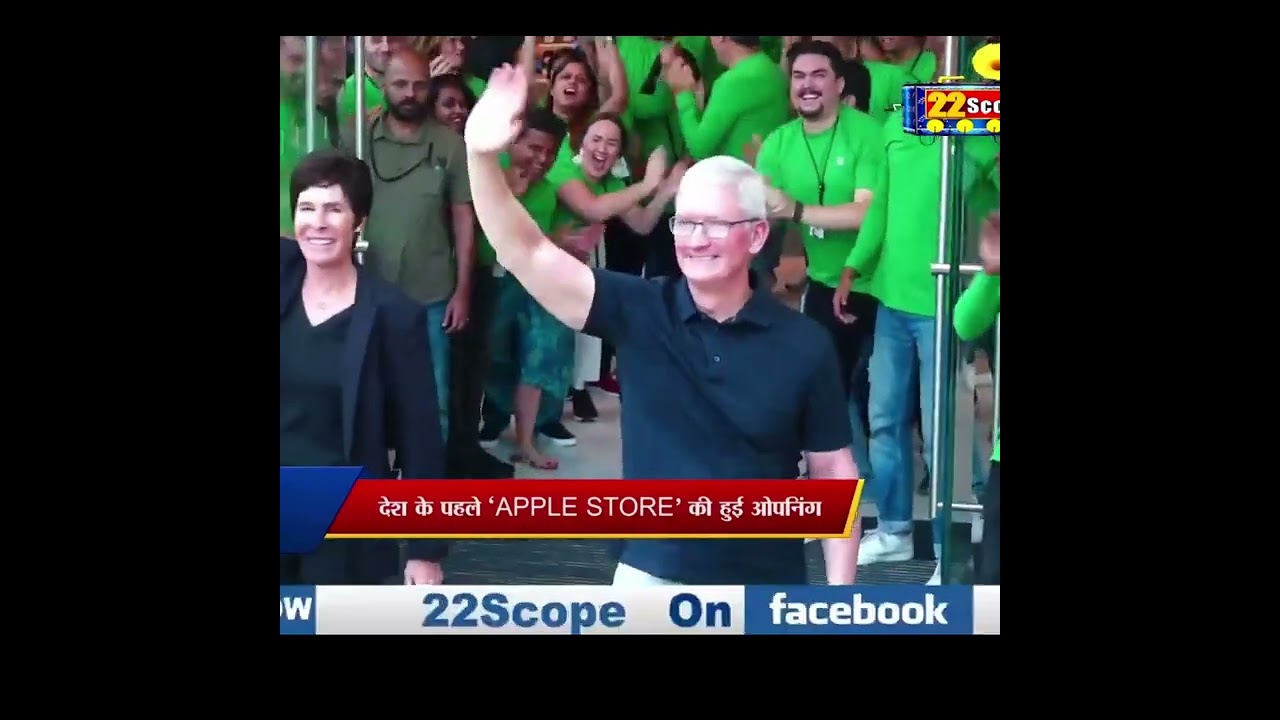 CEO Tim Cook inaugurates India's first Apple store in Mumbai