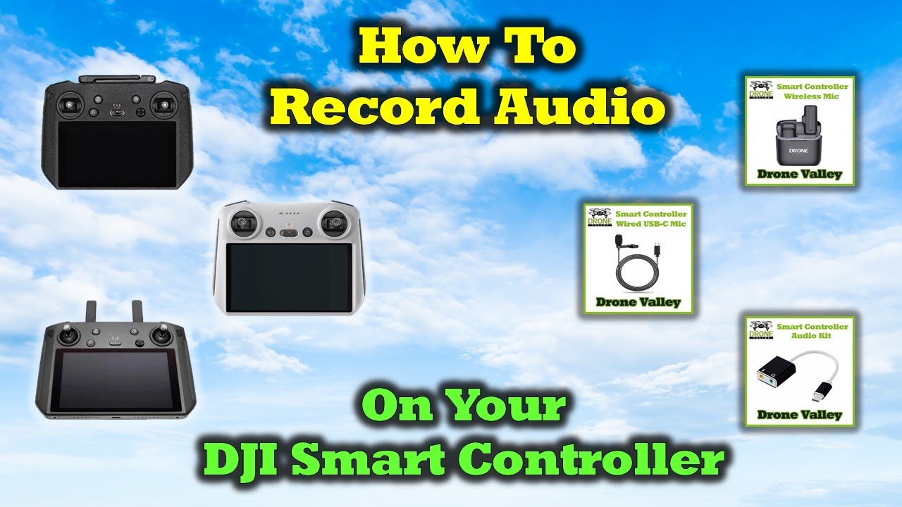 Как записать звук на DJI Smart Controller (наконец-то)