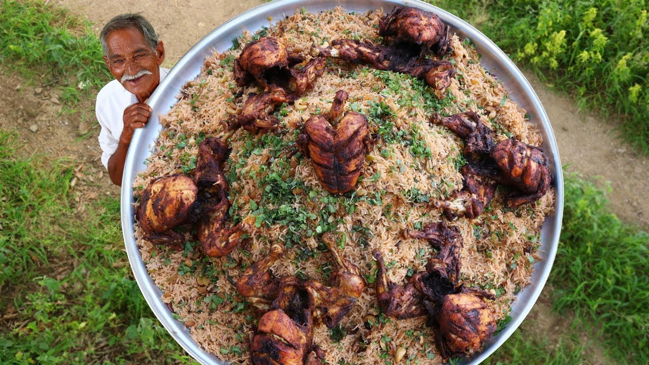 Chicken Mandhi Recipe | How to cook Arabian Mandhi Rice | Traditional Mandi Recipe By Grandpa