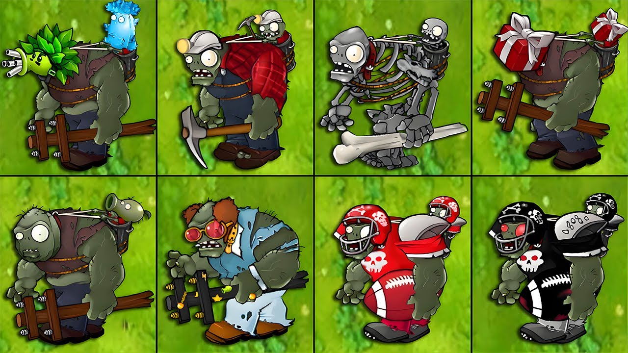 PVZ Hybrid 3.14 New Version - All Plants x3 vs All New Zombies: Random! - Who Will Win?