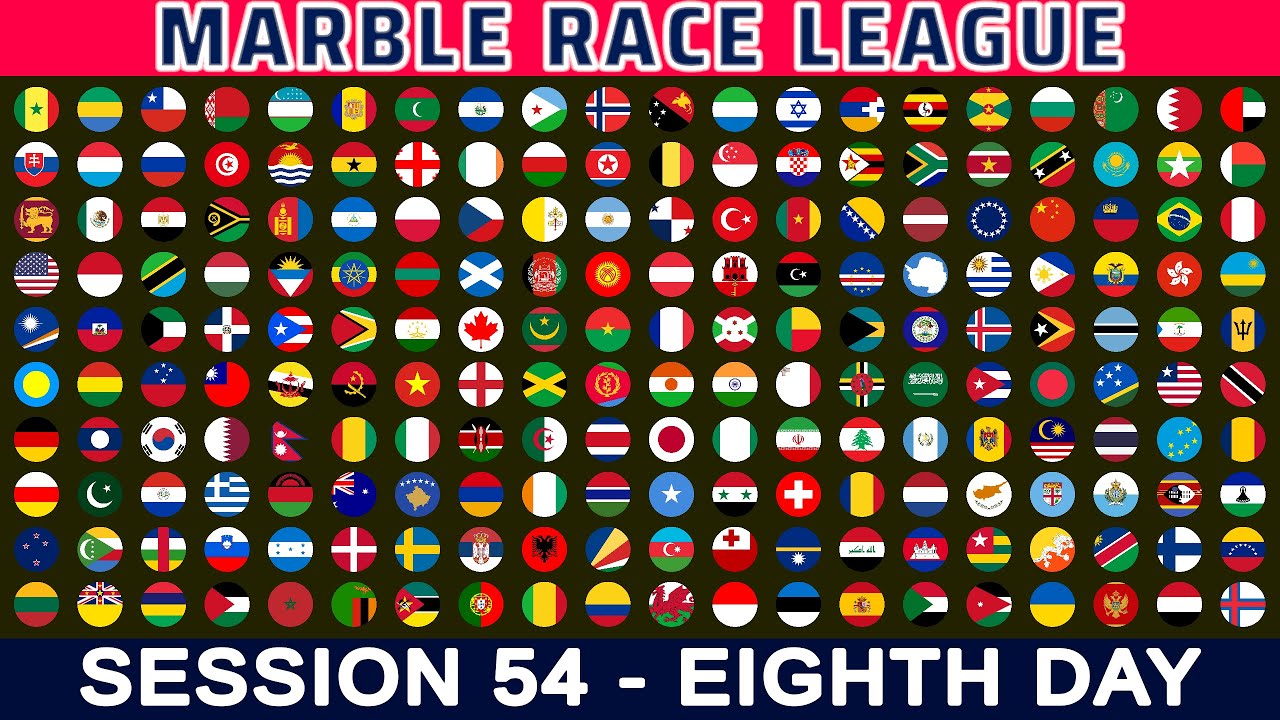 Marble Race League Session 54 Eighth Day ~ 200 Countries