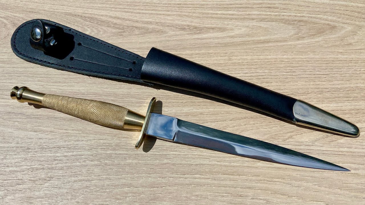 Fairbairn Sykes Fighting Knife (1st Pattern Brass Handle) Review Sheffield Knives