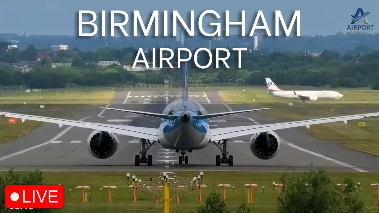 Birmingham Airport ( BHX ) Live ✈️ Friday 11th July 2025