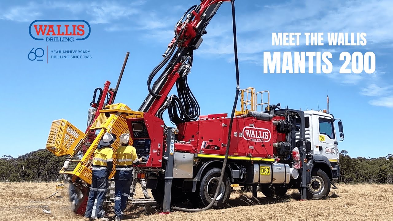 Meet the Wallis Mantis 200 Aircore Drill Rig