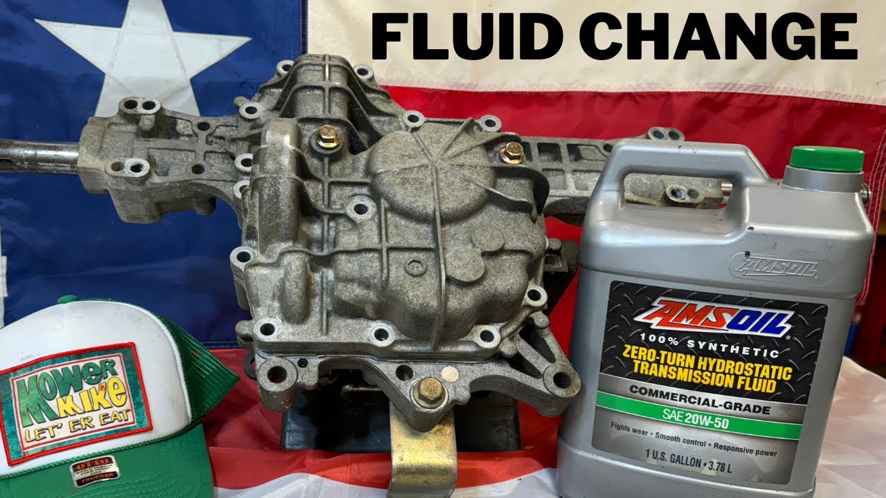 Tuff Torq Mower Transmission Oil Change, John Deere x320