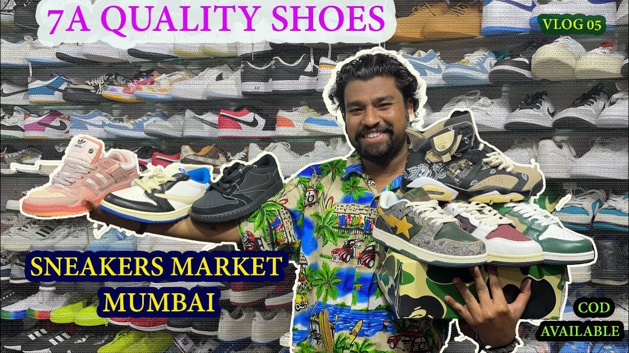 7A QUALITY SHOES In Cheapest Price | Branded Shoes Market in Mumbai | Jabardast vlogss | vlog 05