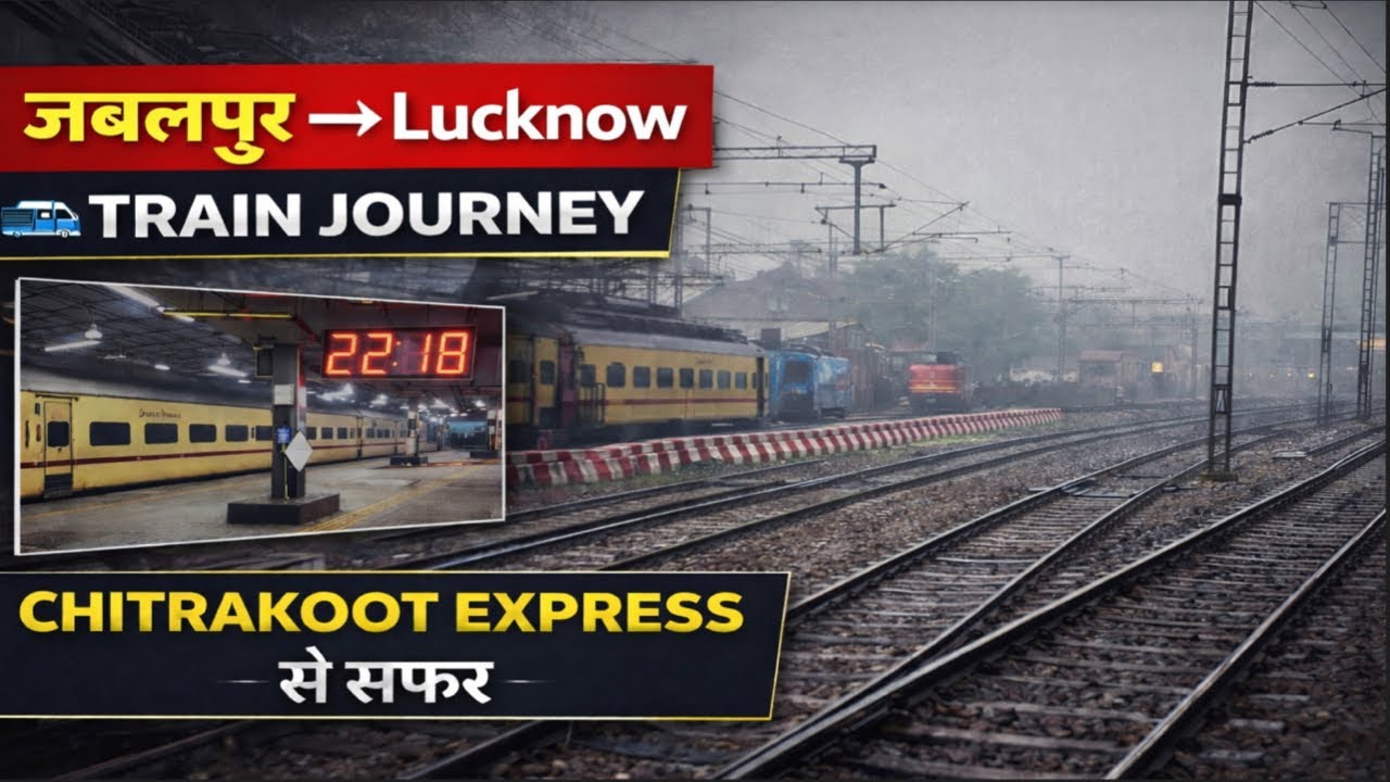Jabalpur se Lucknow Train Journey | Chitrakoot Express ka Safar | Travel with Krupa | 
