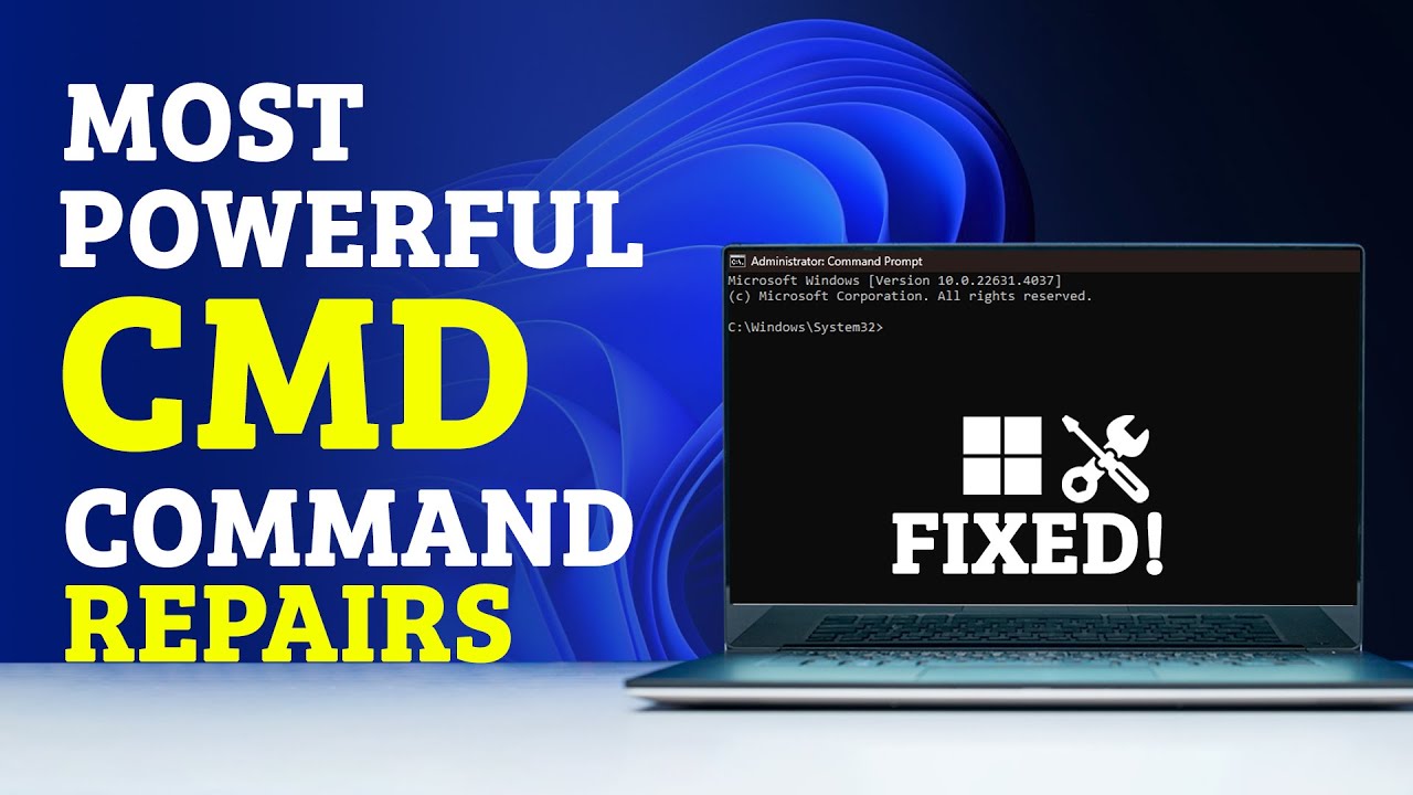 The Most Powerful CMD Command Repairs ( To Boost Windows Performance )