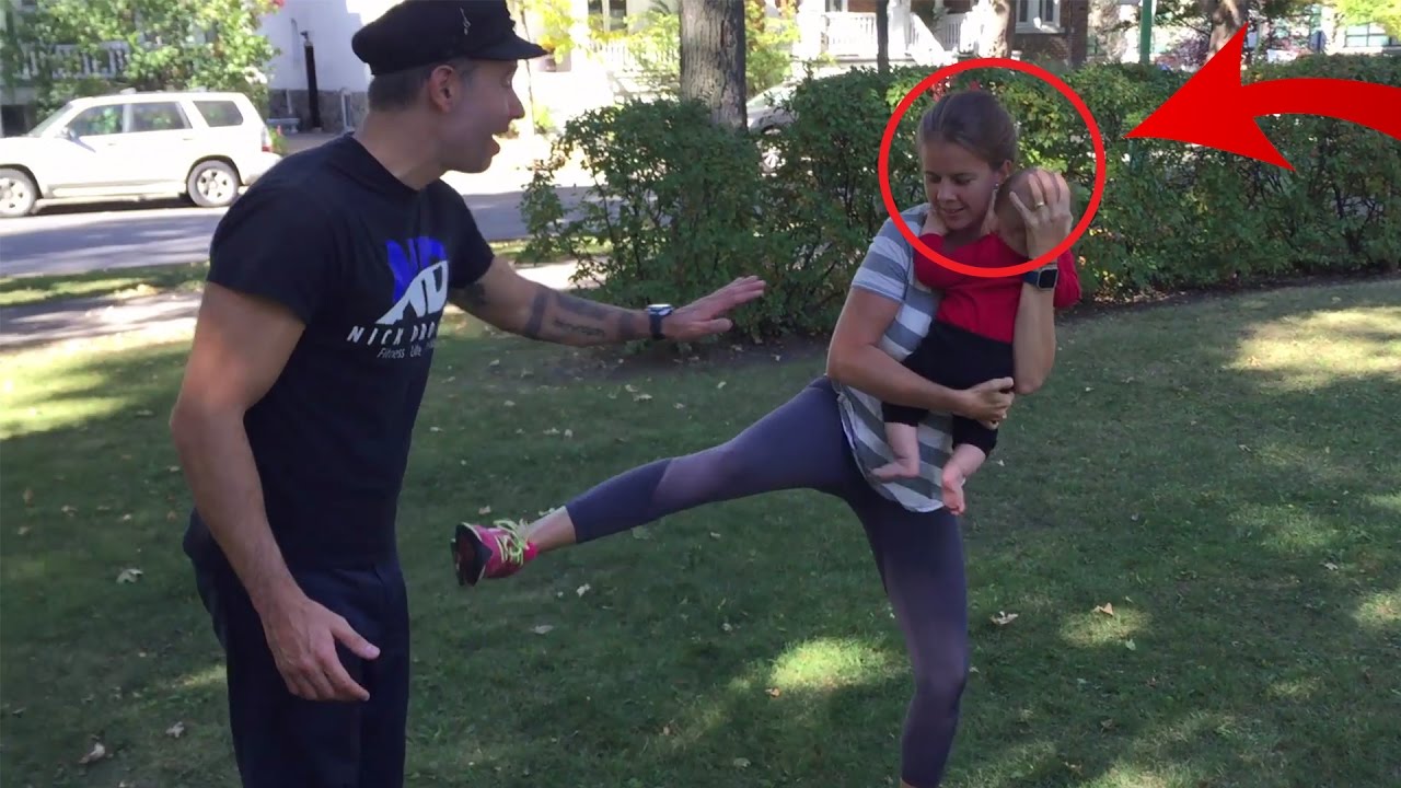 Self defense with a baby
