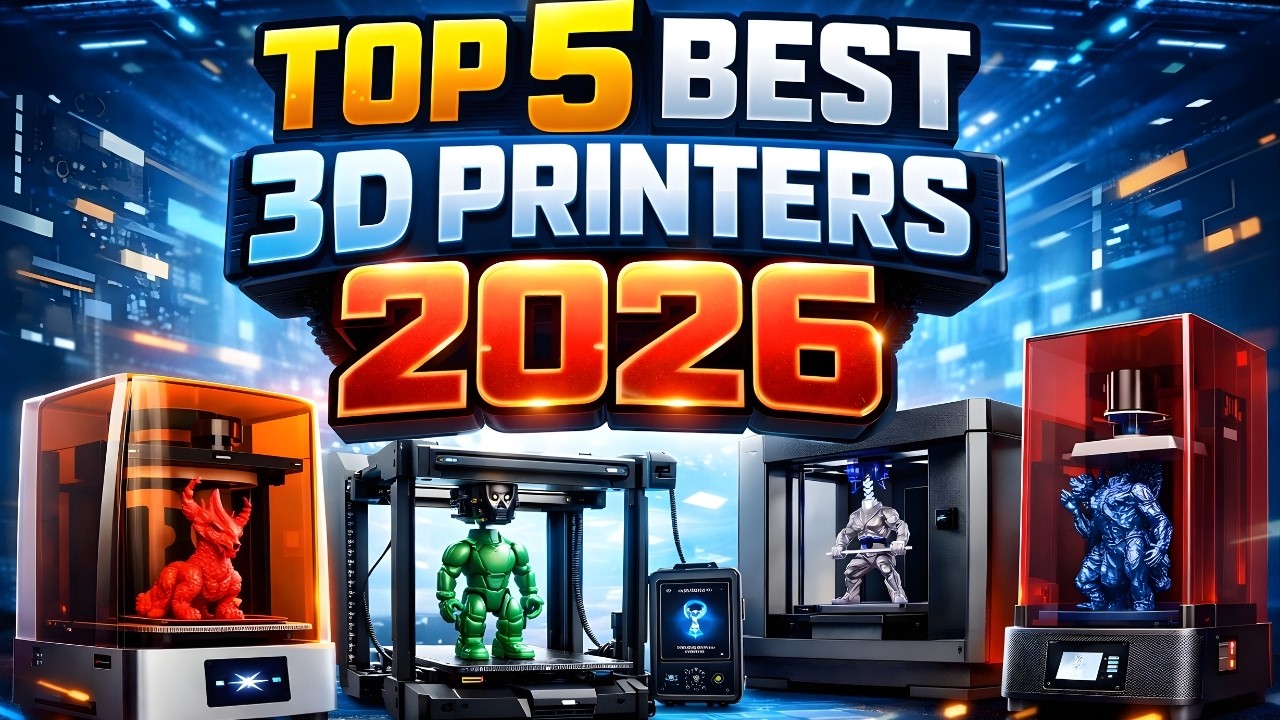 Топ-5 лучших 3D-принтеров 2026 года | Высокоскоростная и многоцветная печать