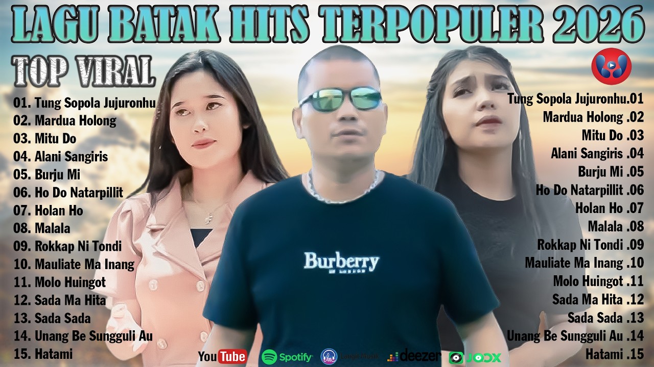 LAGU BATAK TERPOPULER PALING VIRAL 2026 - Kumpulan Lagu Batak Paling Enak Di Dengar Setiap Saat