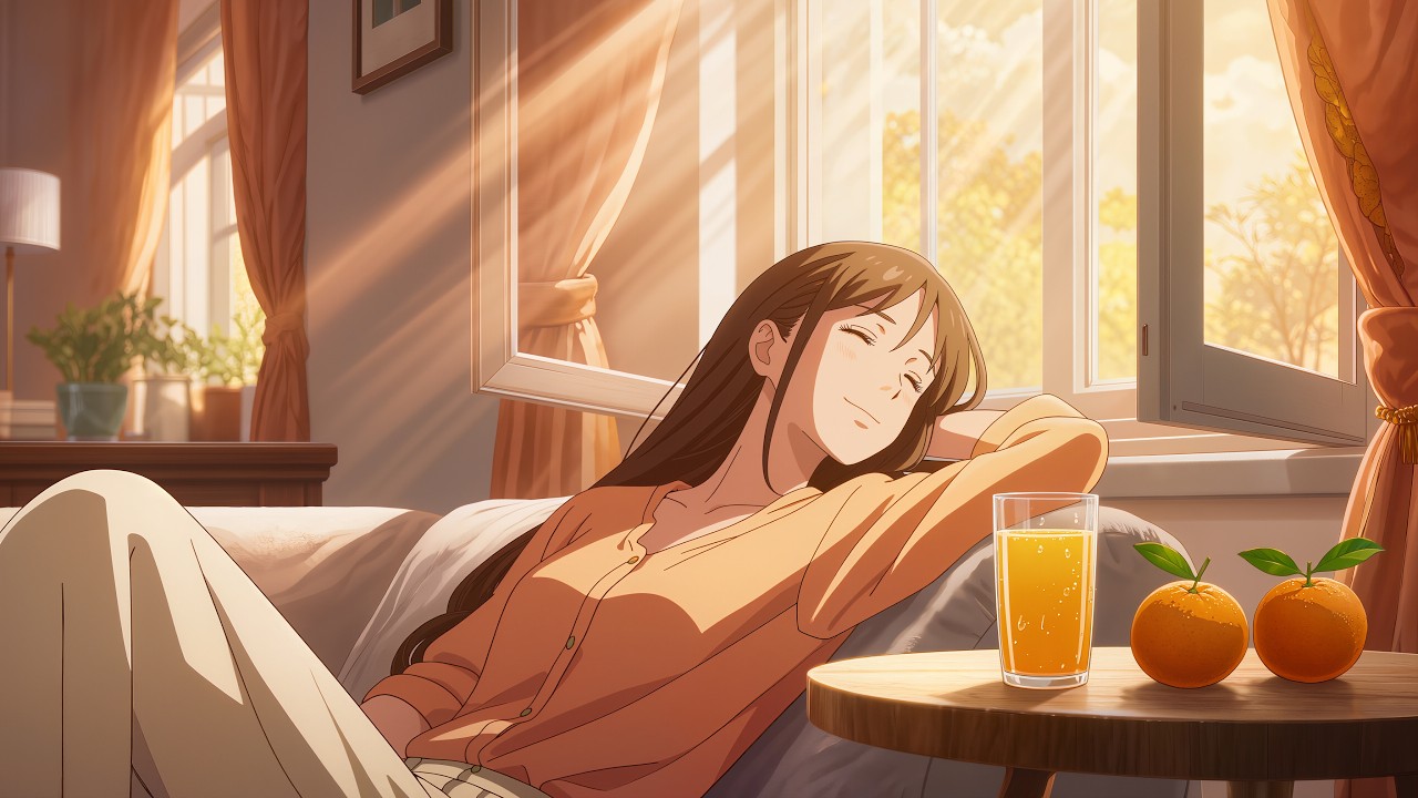 What Does an Orange Sound Like? 🍊 Soft Jazz for Slow Mornings & Self Care