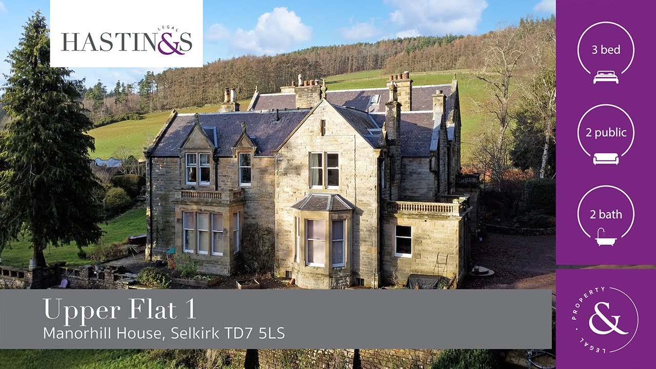 Upper Flat 1, Manorhill House, Selkirk TD7 5LS