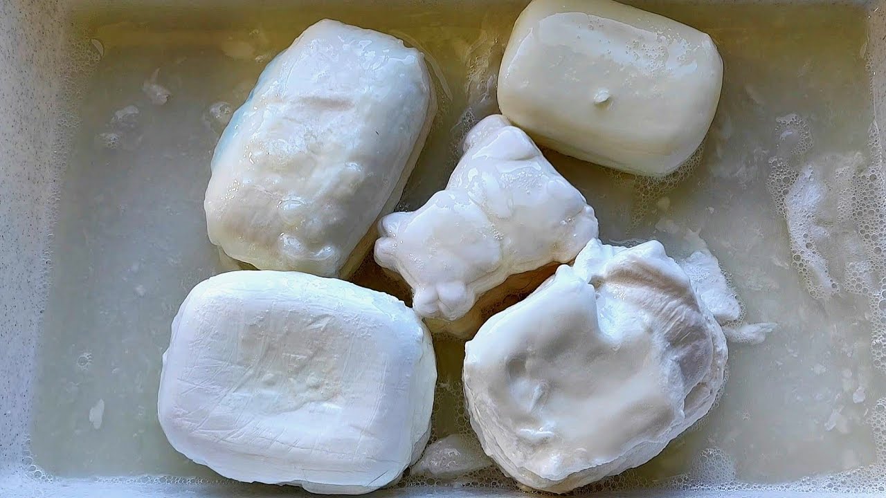 Mushy Soap ☁ Soaked Soap ☁ Asmr