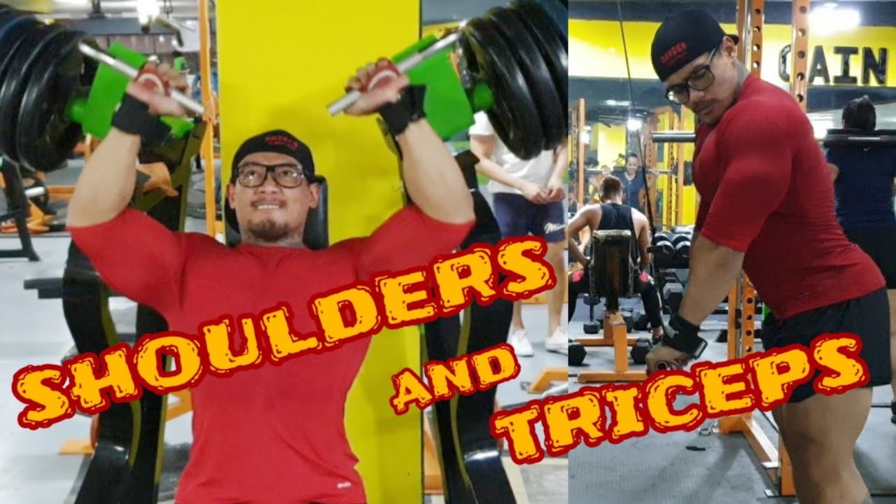 SHOULDER and TRICEPS workout | vlog 02