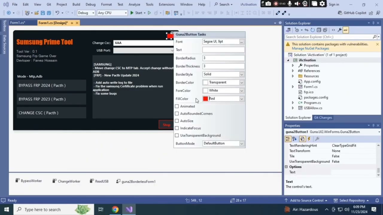 Samsung Mtp,Adb Tool development Tool Ver-0.1Pacth update-2024