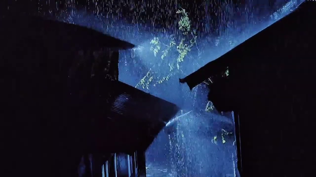 nstant Sleep for Insomnia | Heavy Rain on Metal Roof at Night