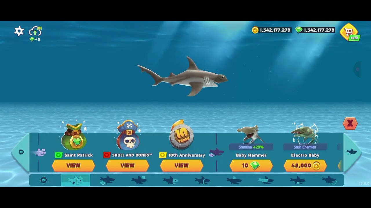 جزء التاني من لعبتhungry shark
