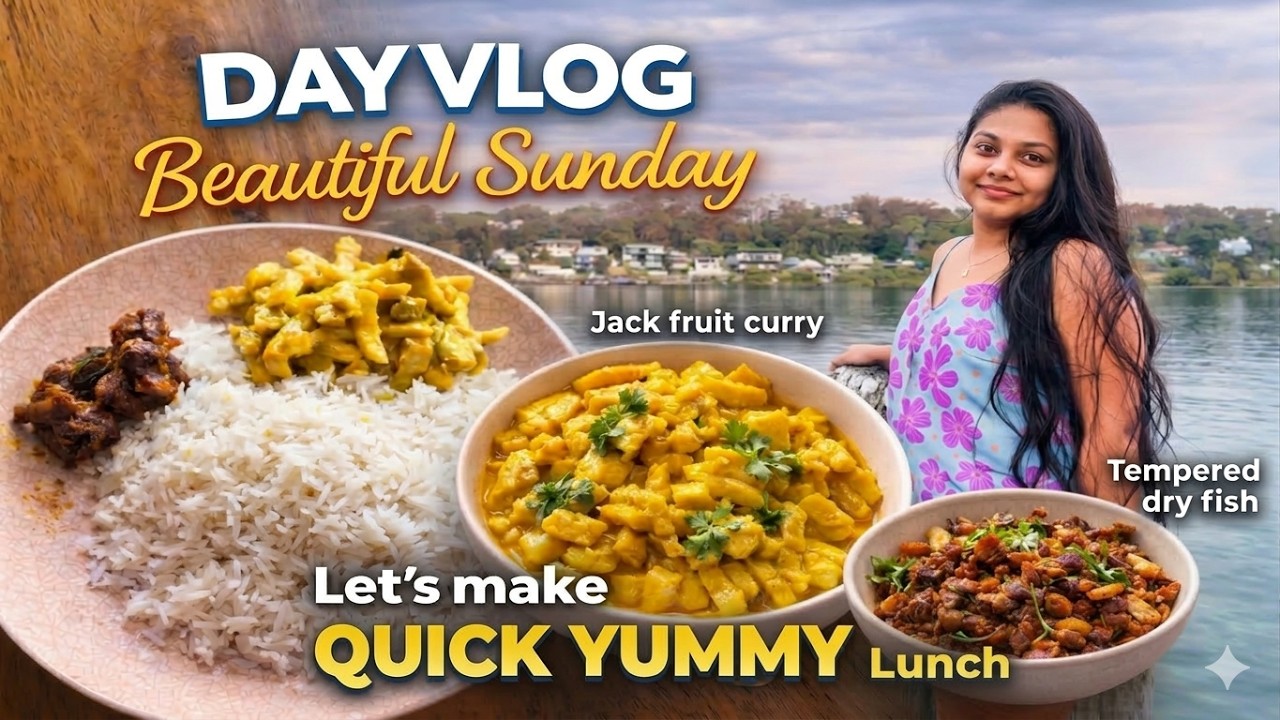 මගේ ඉරිදා දවස💃| Easy Jack fruit Curry Recipe | Simple Home Cooking #dailyvlog #cooking #trending