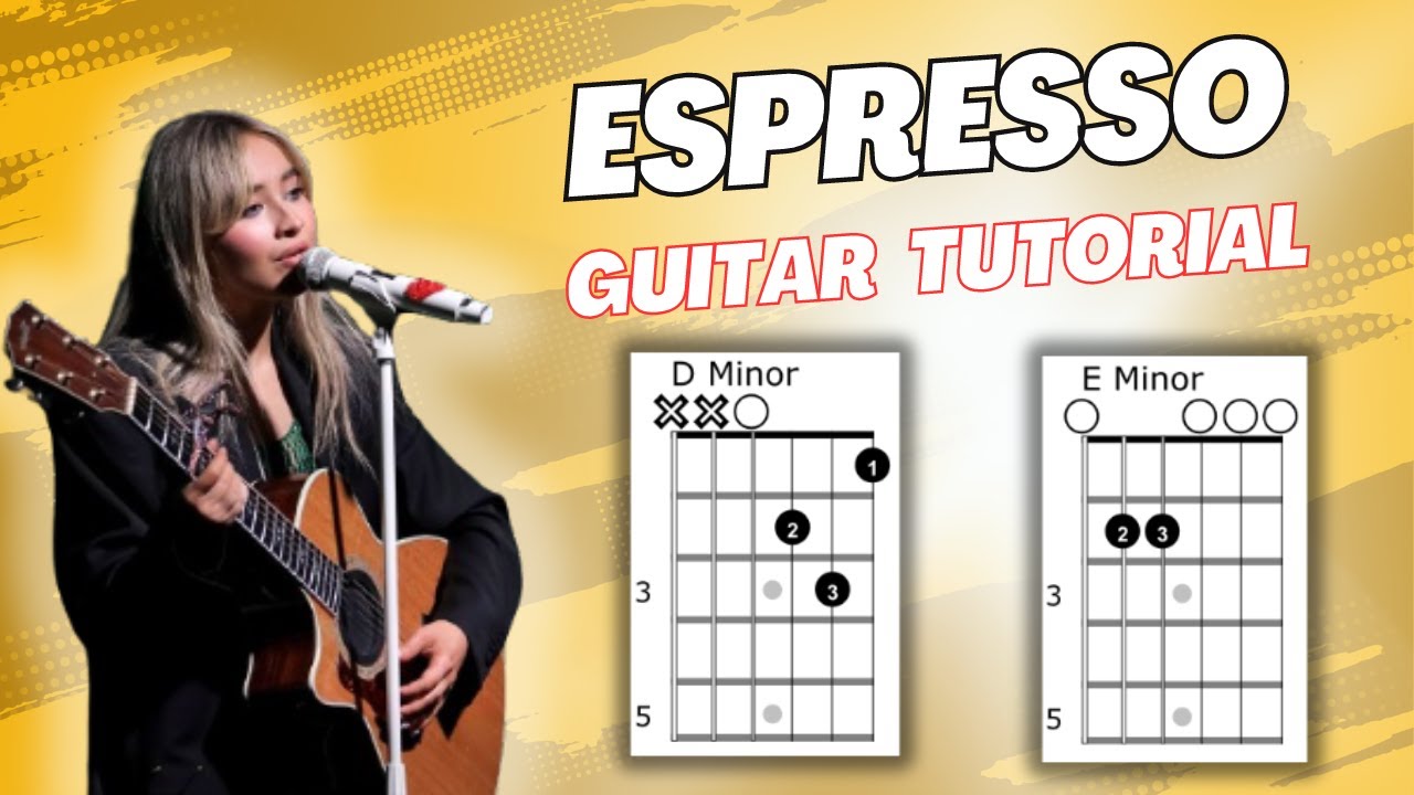 Espresso Sabrina Carpenter Guitar Tutorial