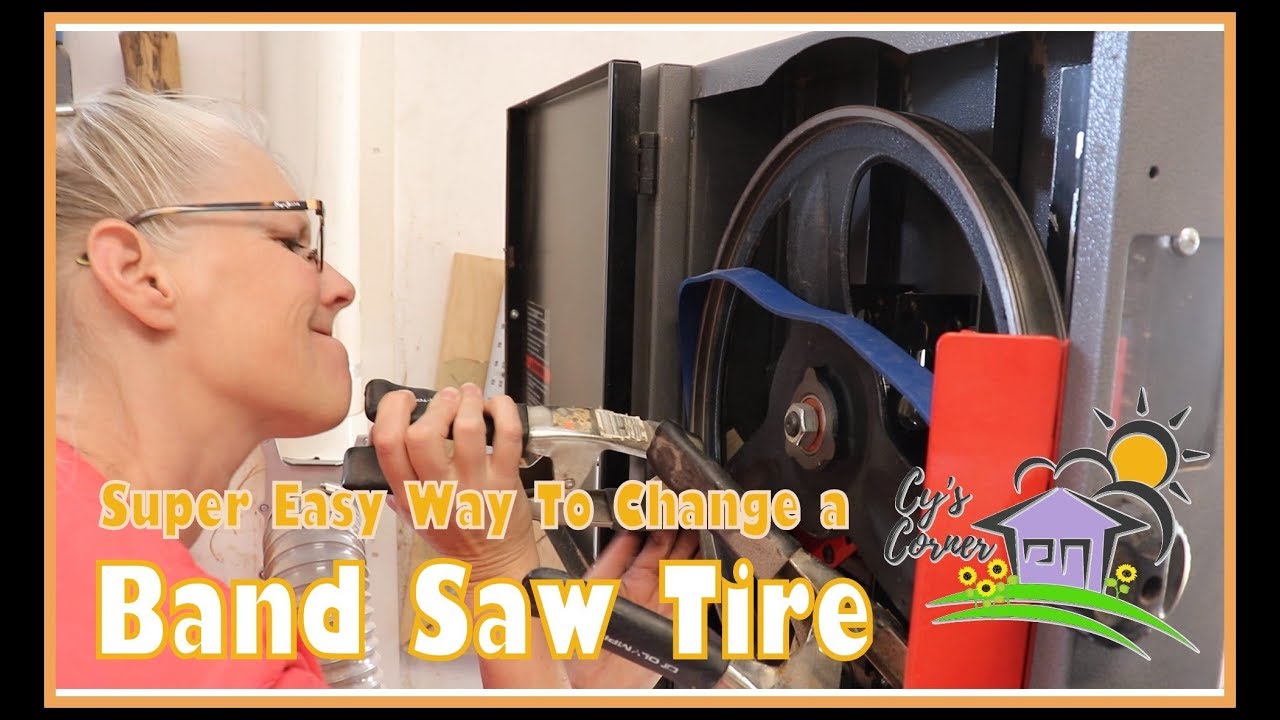 Super Easy Way to Change a Band Saw Tire