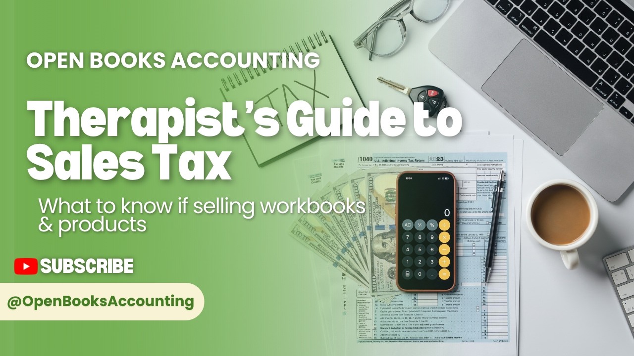 Sales Tax Guide for Therapists: What to Know When Selling Products in Private Practice