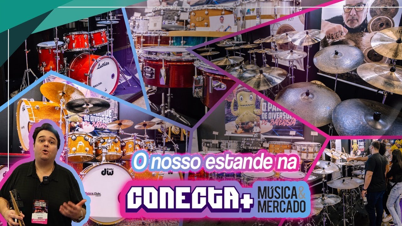 CAIXAS INCRÍVEIS, DW Gigante e Muito + no Estande do Batera Clube